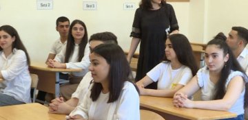 Bakı və Gəncədə eyni sinfin məzunları hamısı tələbə oldu - VİDEO