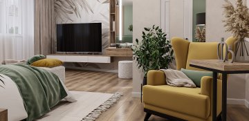 İnteryer və memarlıq tərtibatı dizaynında rəng faktoru